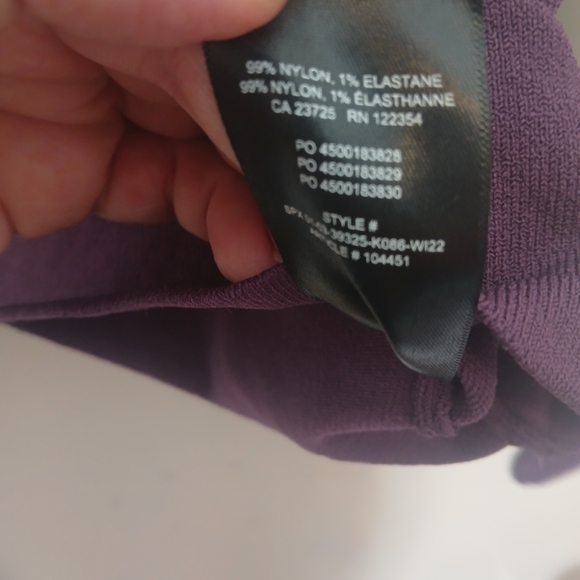 Babaton Deep Purple Yoga Top - Picture 4 of 5